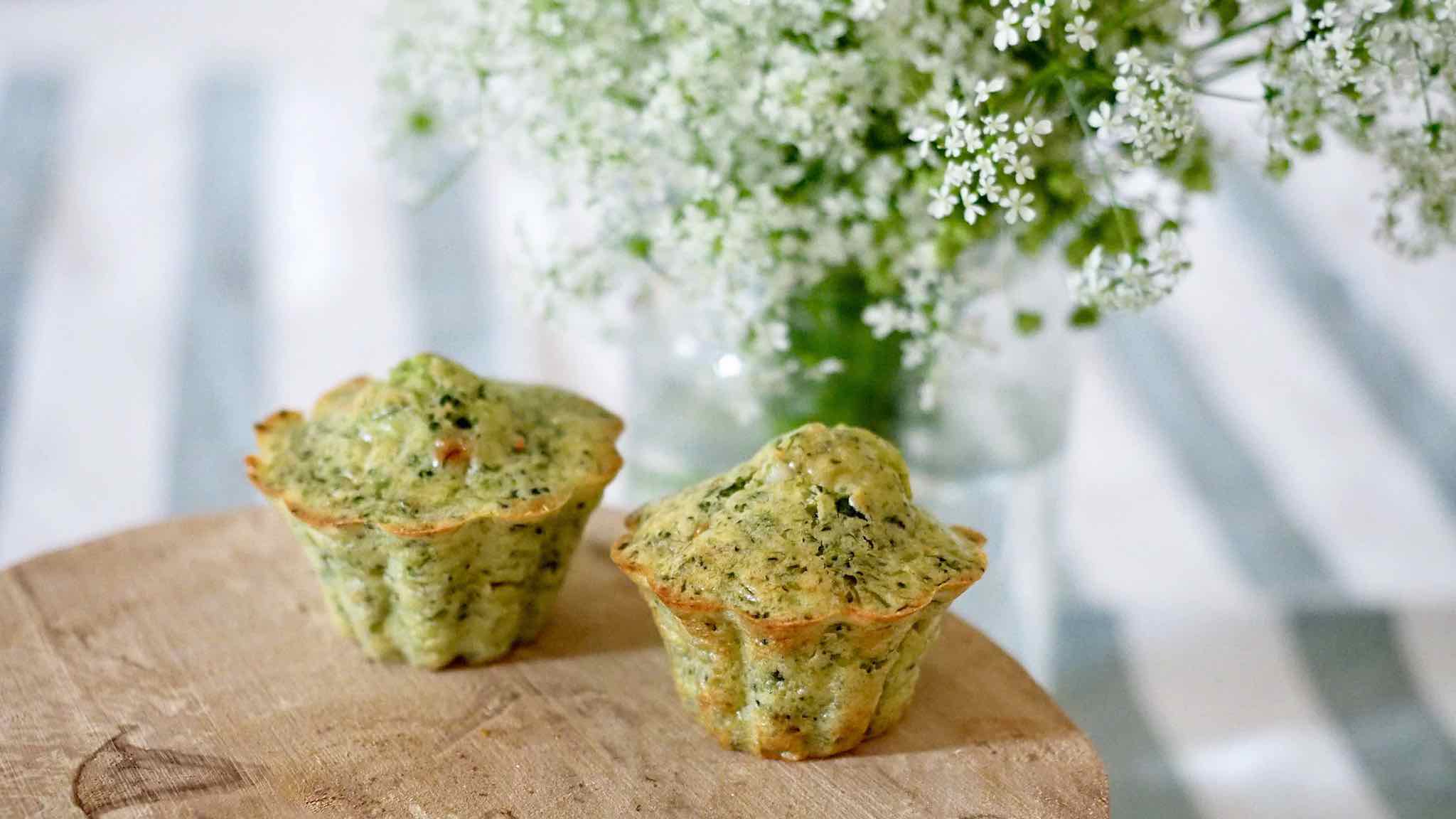 Flan au brocoli et basilic
