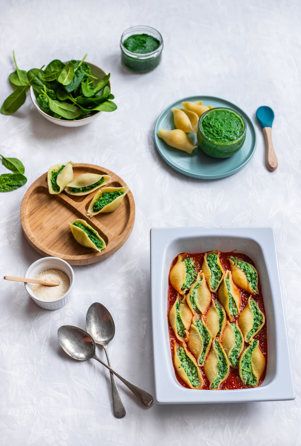 Conchiglioni épinards et ricotta (pour bébé et toute la famille ...