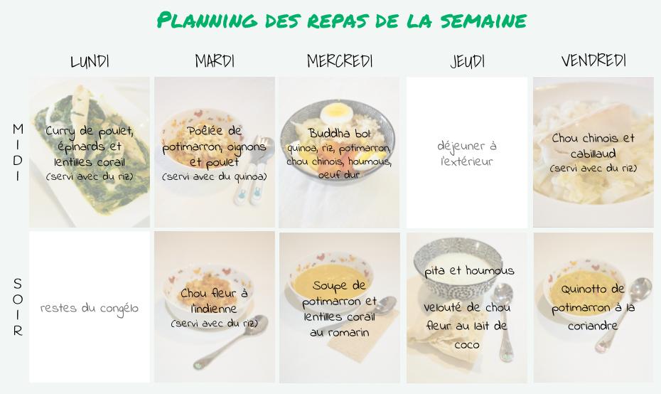 Planning de la semaine - batch cooking (1)