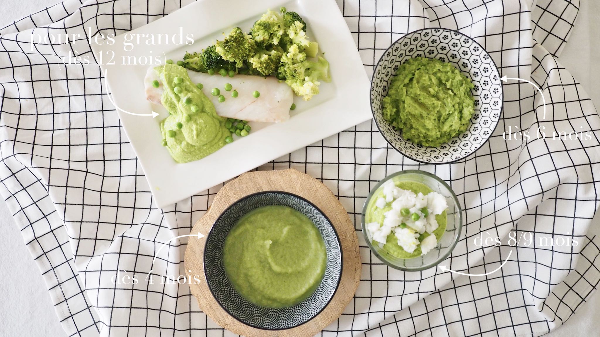 Cabillaud A La Creme De Petits Pois Et Brocolis Pour Bebe Et Toute La Famille Cuisinez Pour Bebe