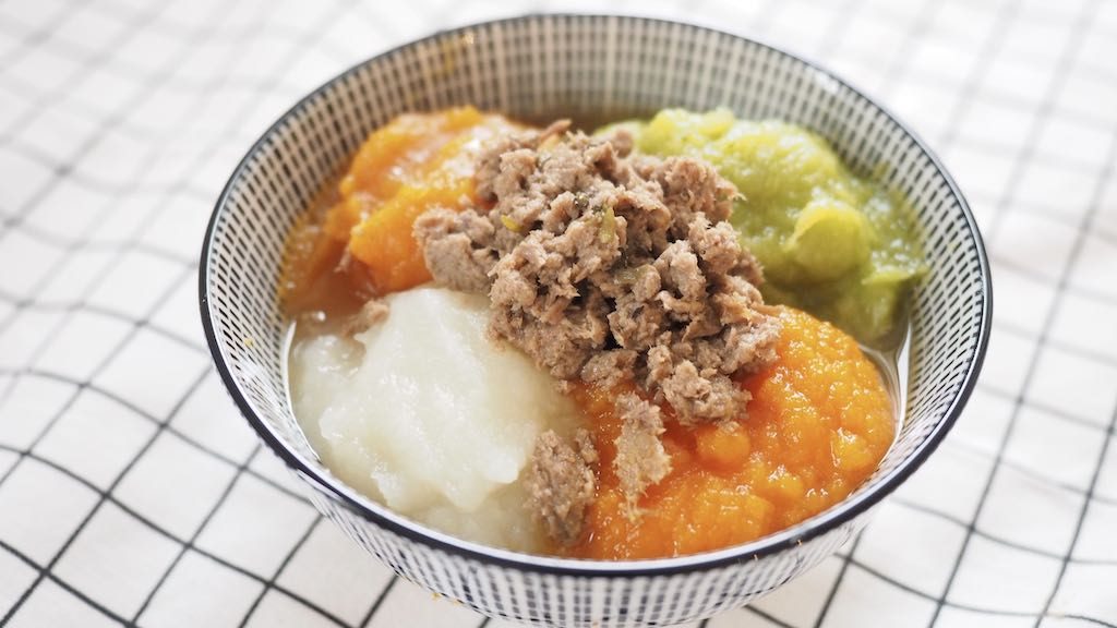 purée façon pot au feu pour bébé