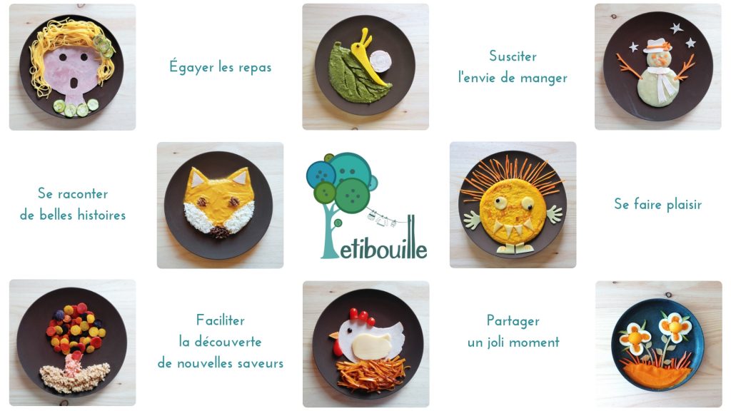assiettes créatives de Petibouille