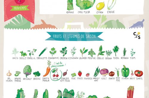 fruits et légumes de juin