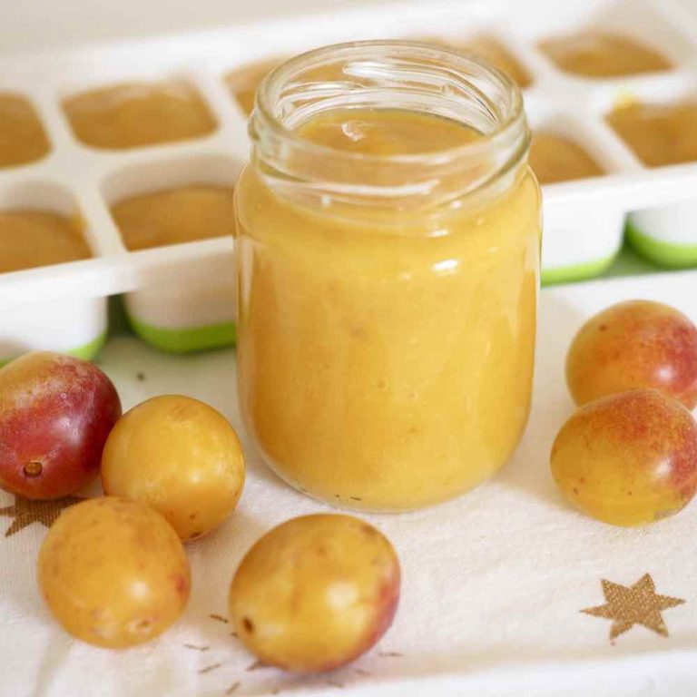 Compote aux mirabelles Cuisinez pour bébé