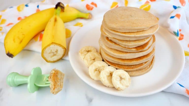 Pancakes à la banane (sans oeufs) - Cuisinez pour bébé