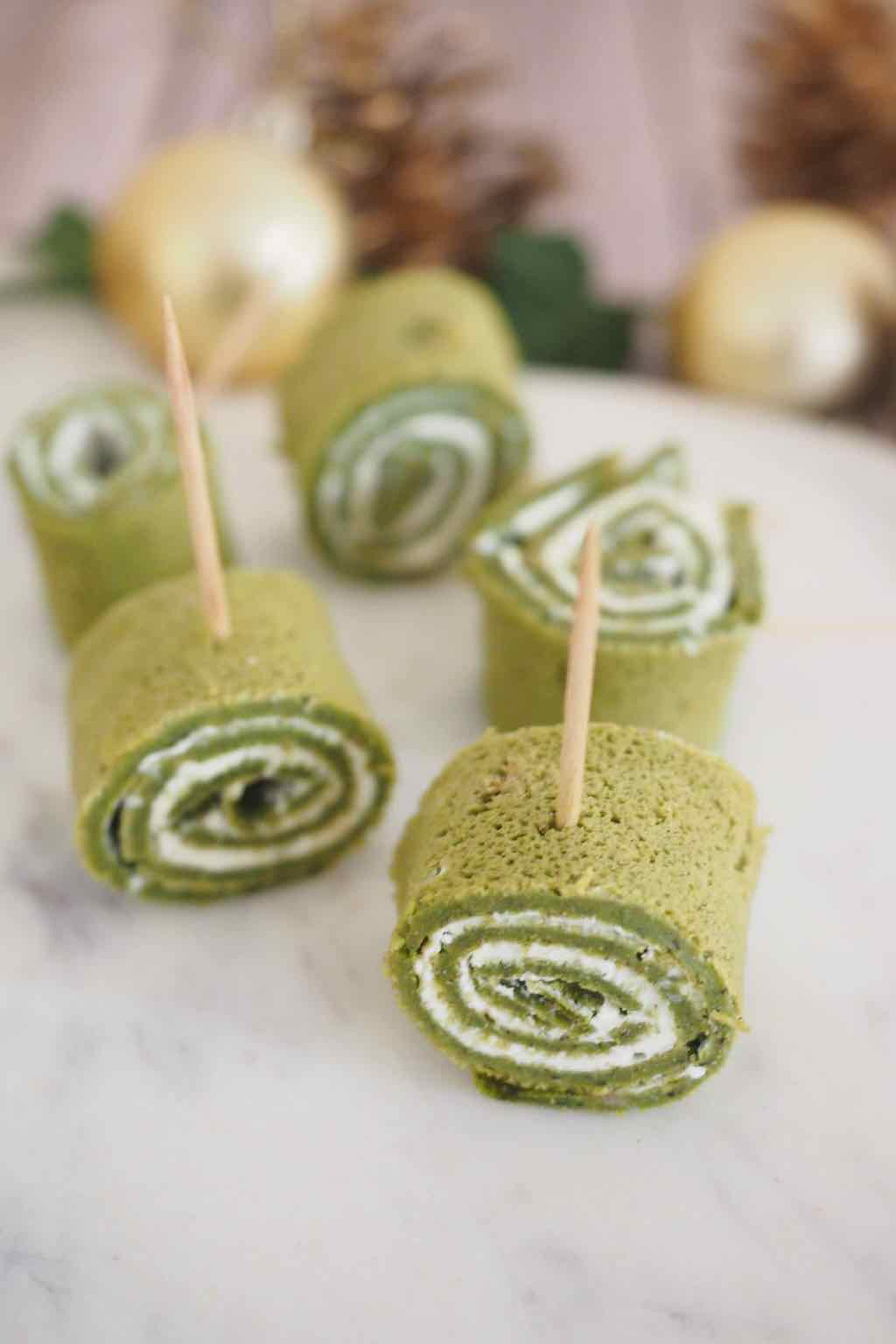 Roulés au sarrasin et épinards