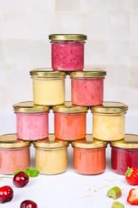Batch cooking compotes de printemps V