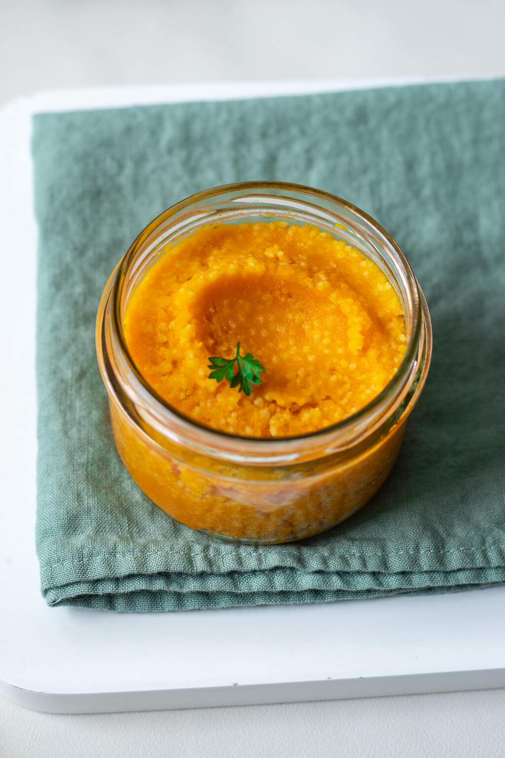 Semoule aux carottes et coriandre - Cuisinez pour bébé