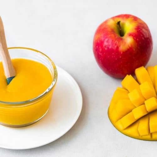 Compote banane mangue orange - Cuisinez pour bébé