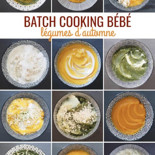 Batch Cooking Pour Bebe Legumes D Automne Cuisinez Pour Bebe