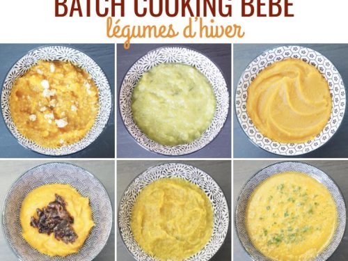 Batch Cooking Pour Bebe Legumes D Hiver Cuisinez Pour Bebe