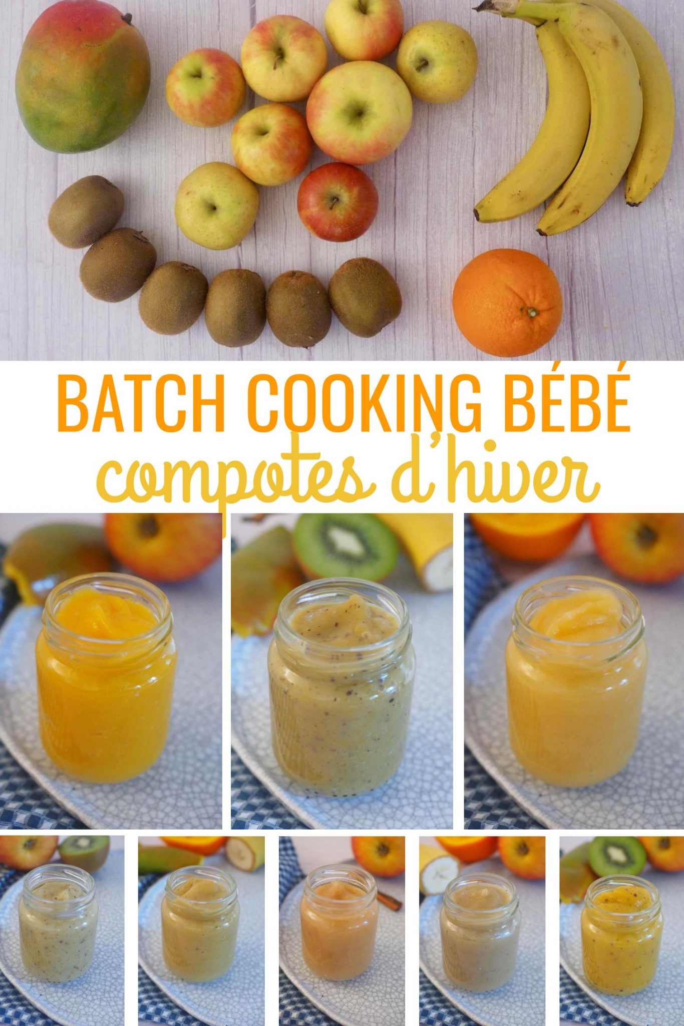 Batch Cooking - Compotes d'hiver