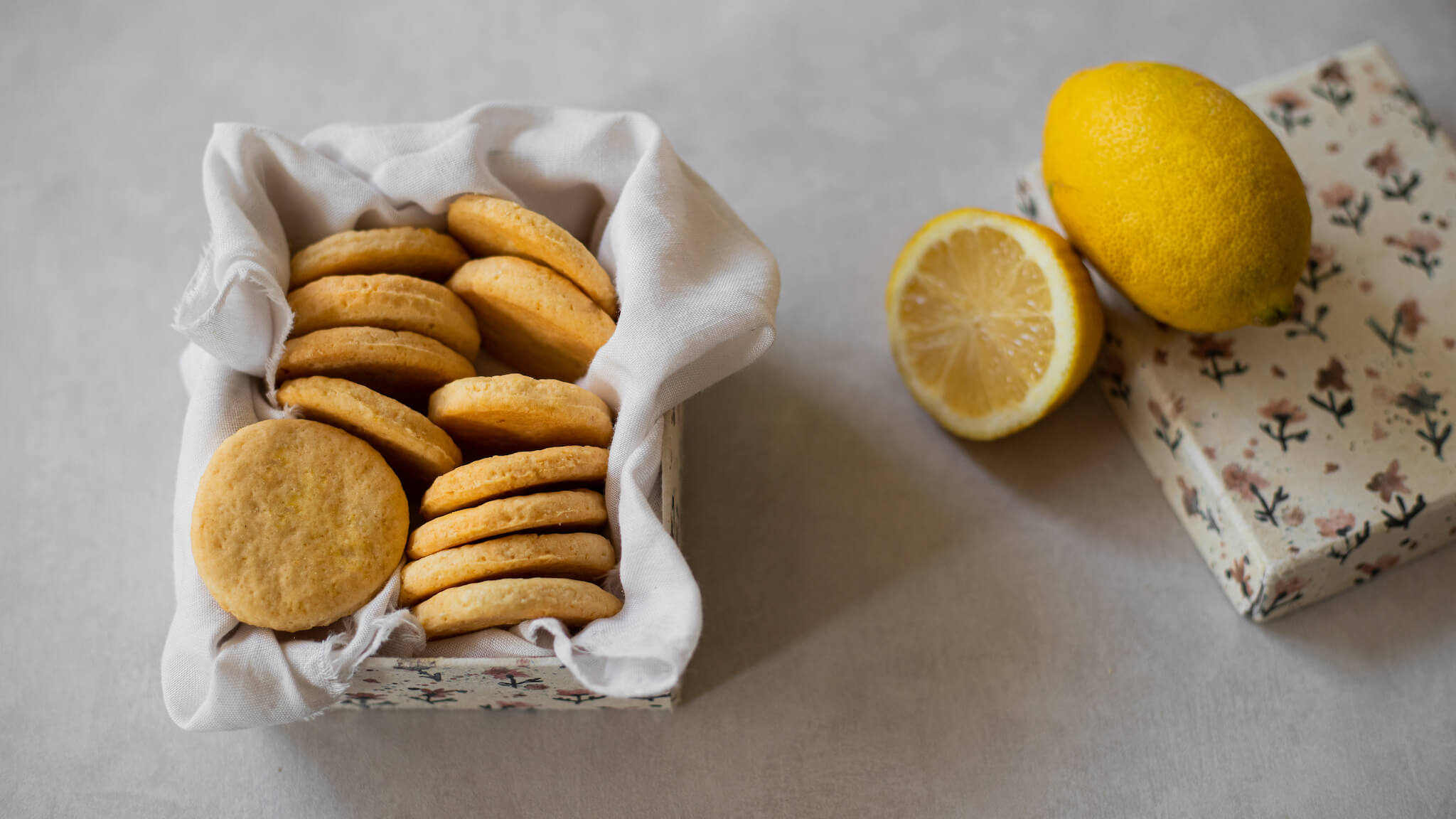 Sablés Pâte à sucre – Citron Pressé