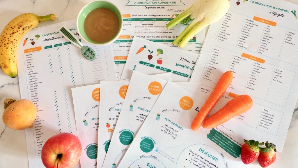 fiches memo diversification alimentaire