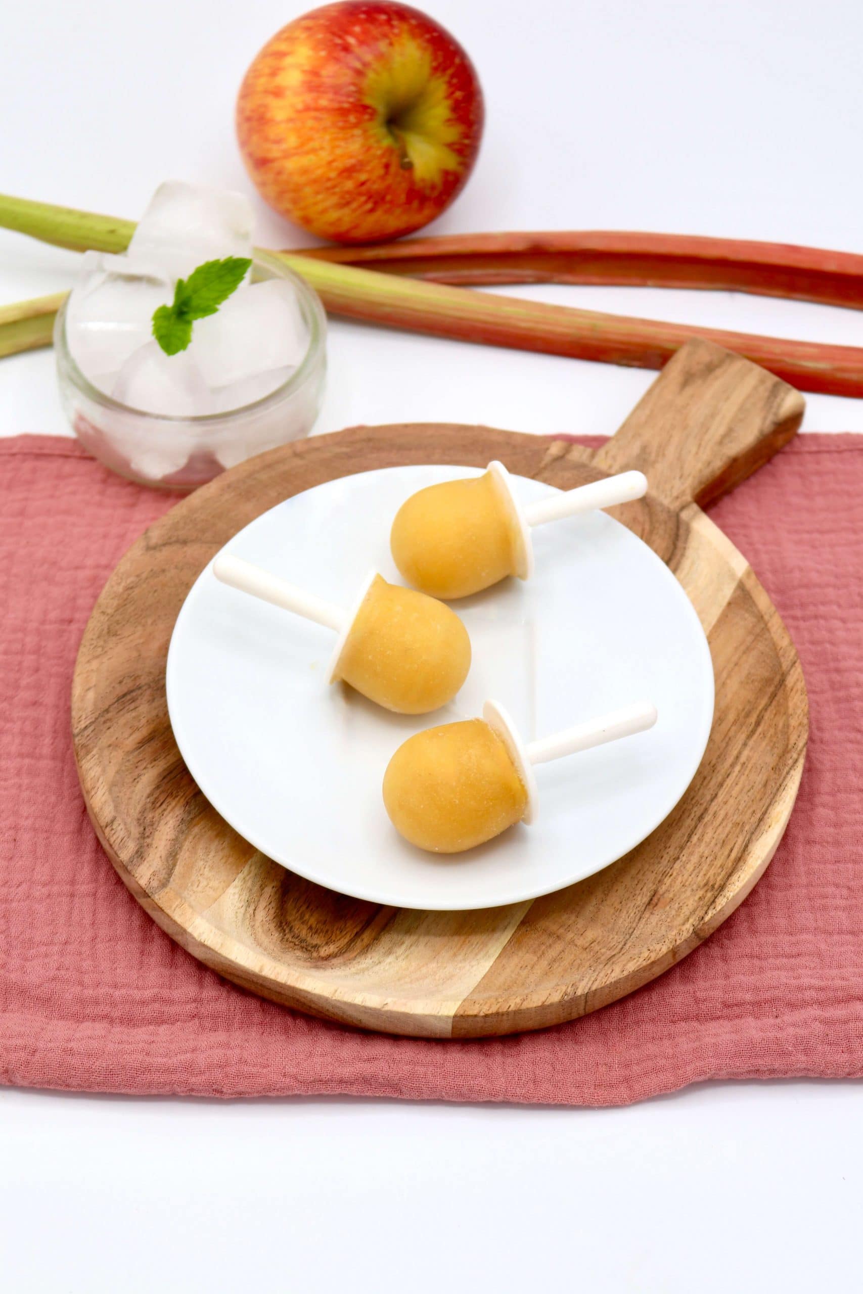 Sorbets pomme rhubarbe (glaces)
