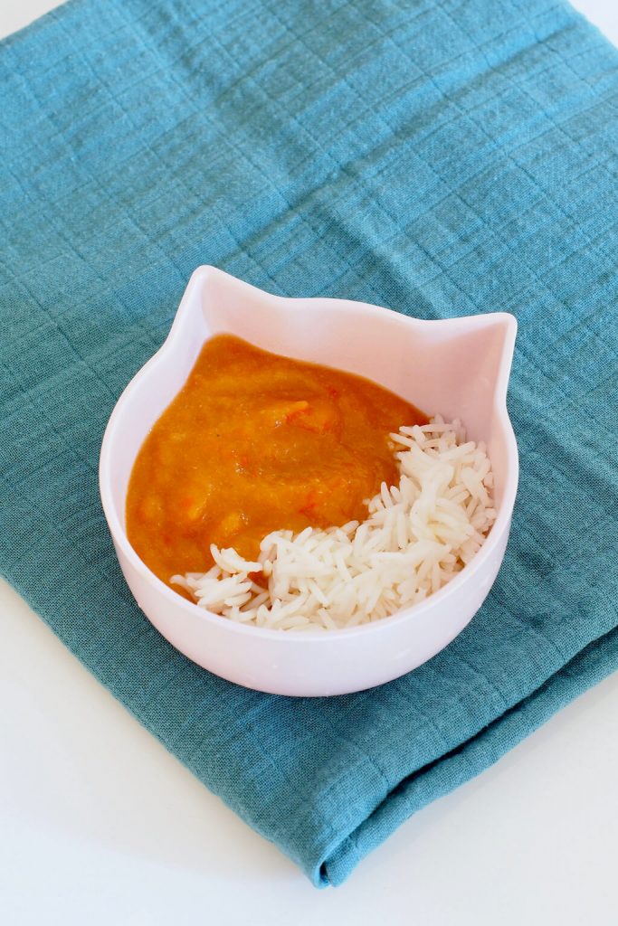 ratatouille et riz bebe