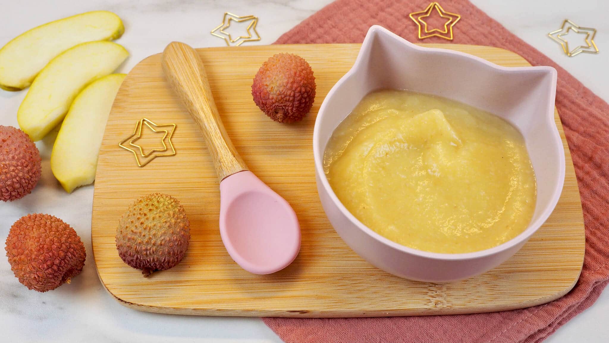 Compote pommeclémentine Cuisinez pour bébé