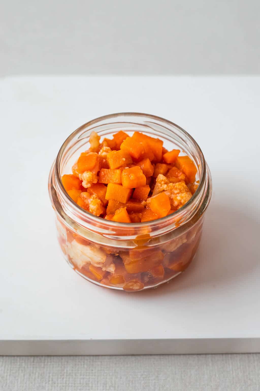 Chou-fleur, patate douce et carotte au curry