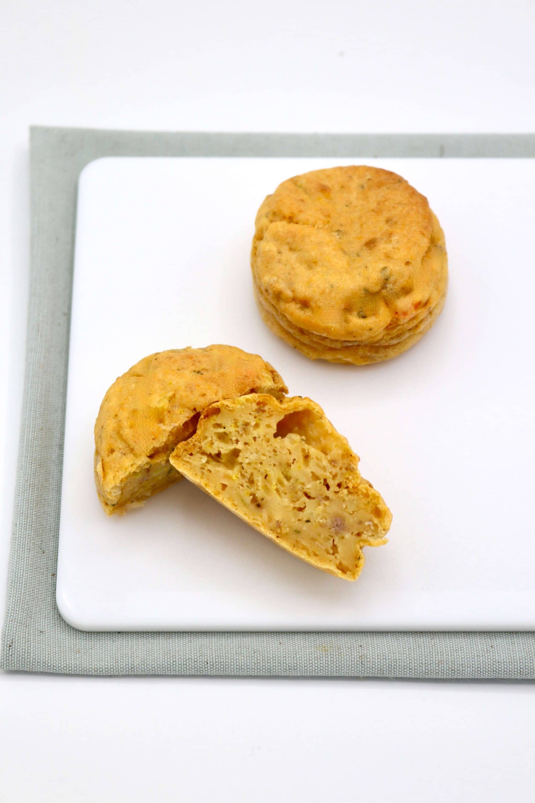 Muffins sans oeuf façon cari d'agneau