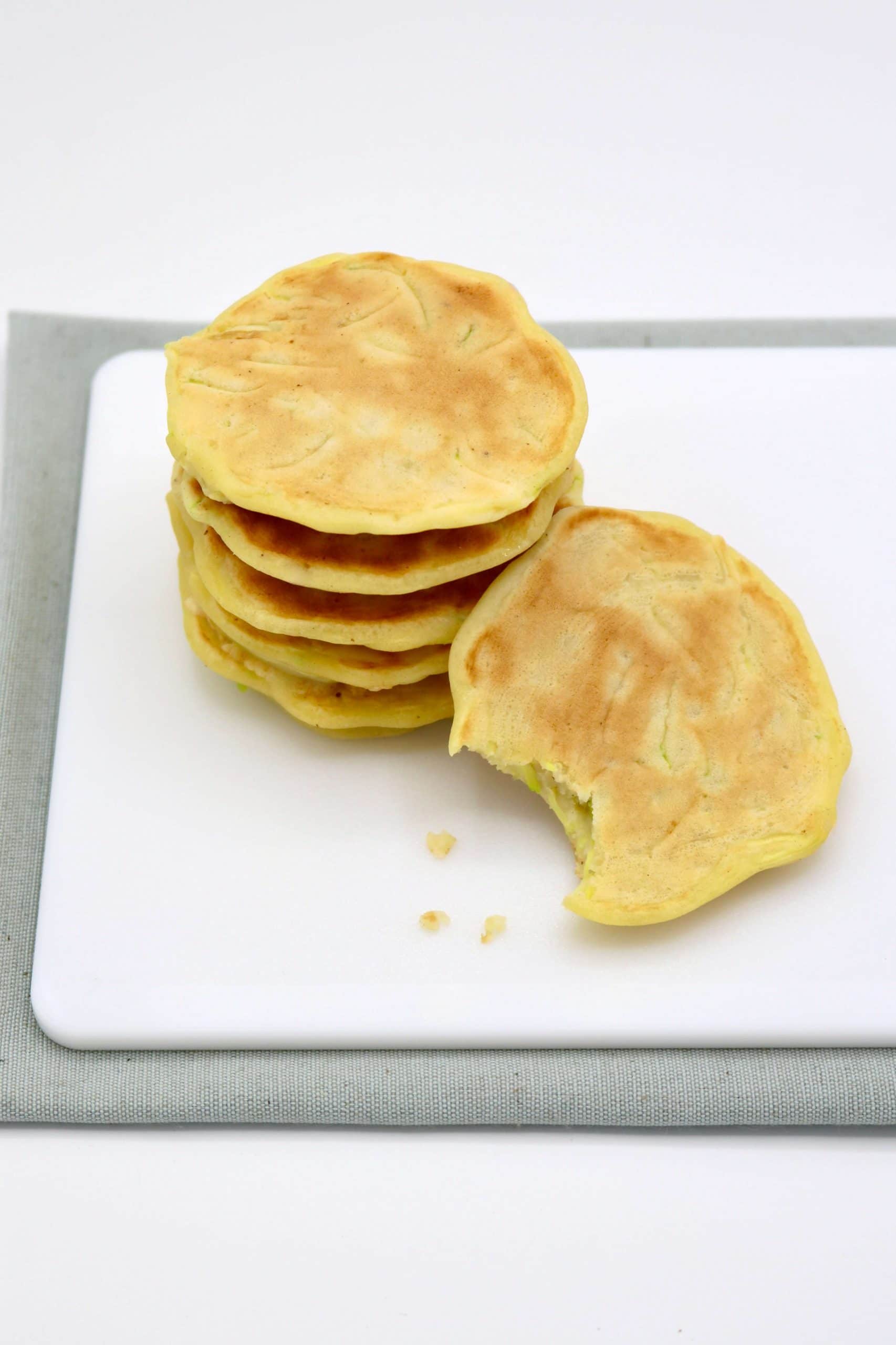 Pancakes de courgette à l’oeuf