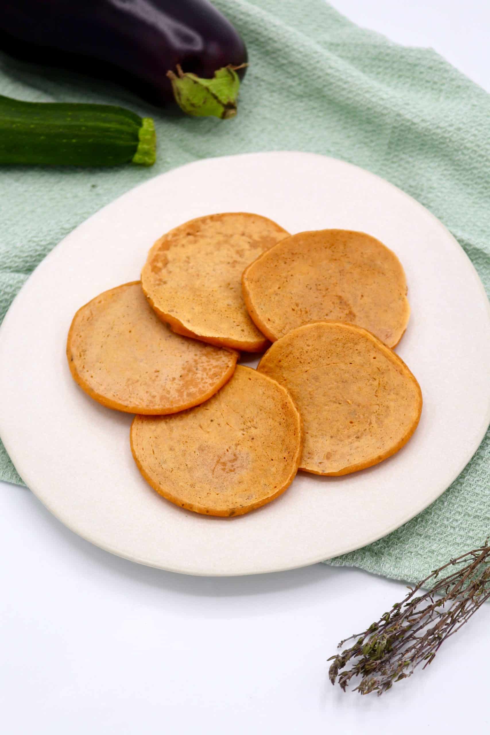 Pancakes à la ratatouille