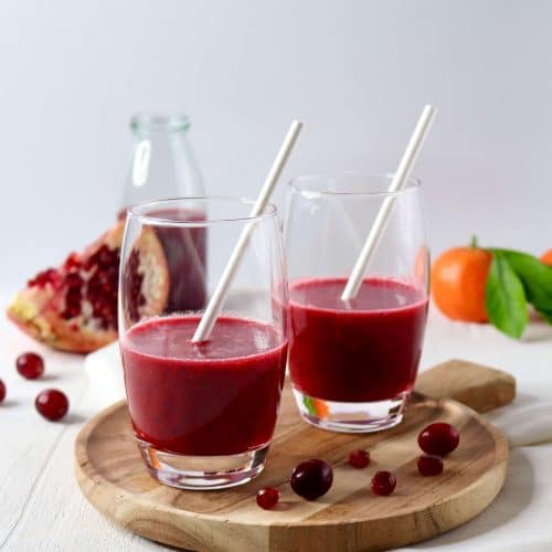 Smoothie grenade clémentine et canneberges - Cuisinez pour bébé