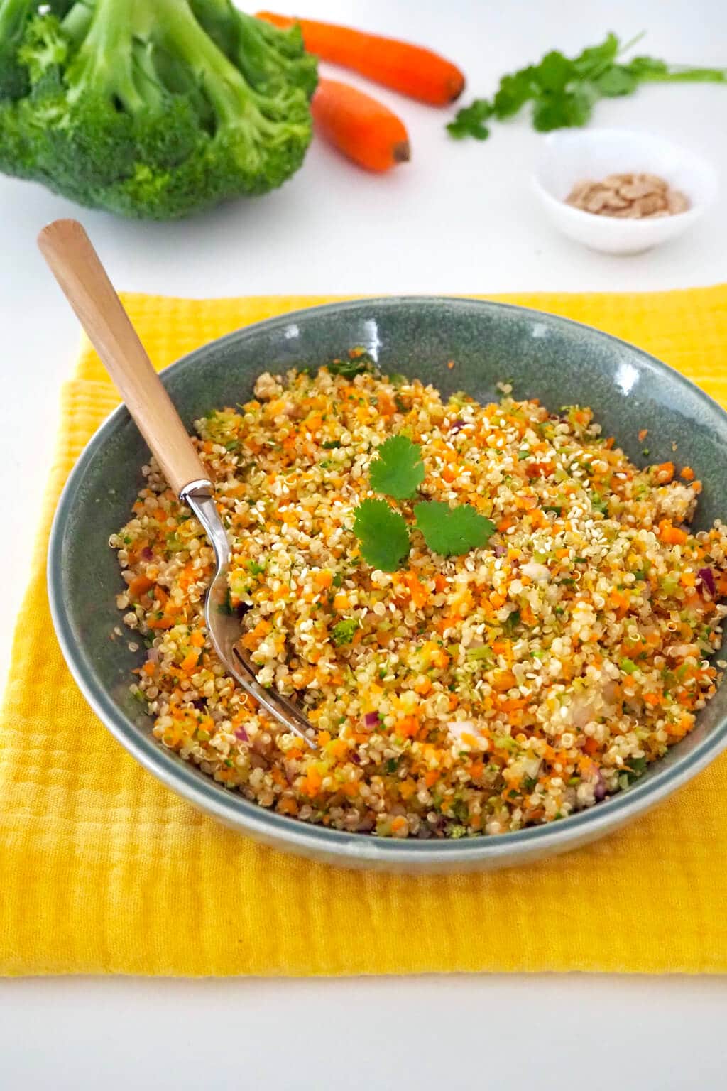 Taboulé de quinoa à l’asiatique