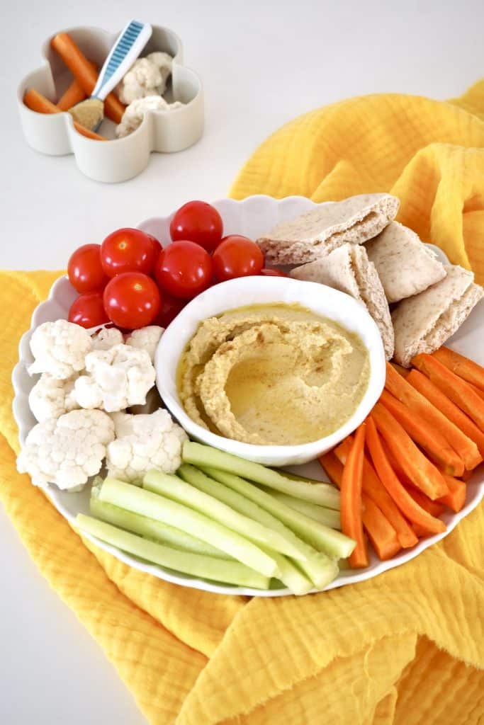 houmous et crudites