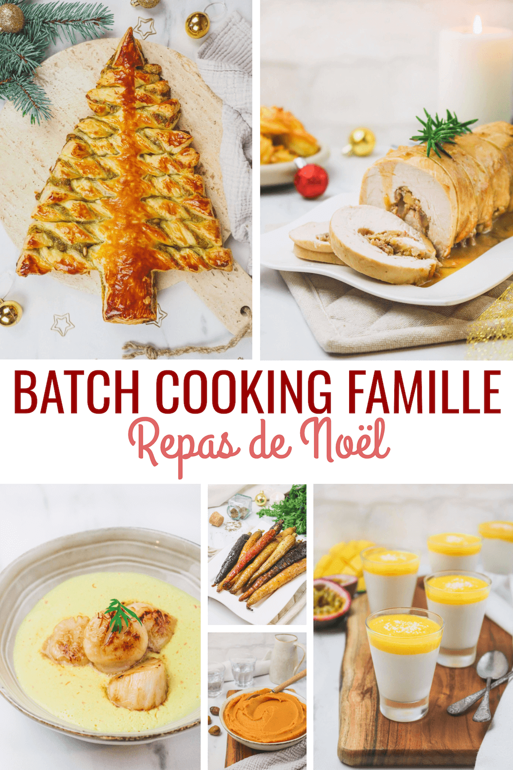 Batch cooking : repas de Noël en famille