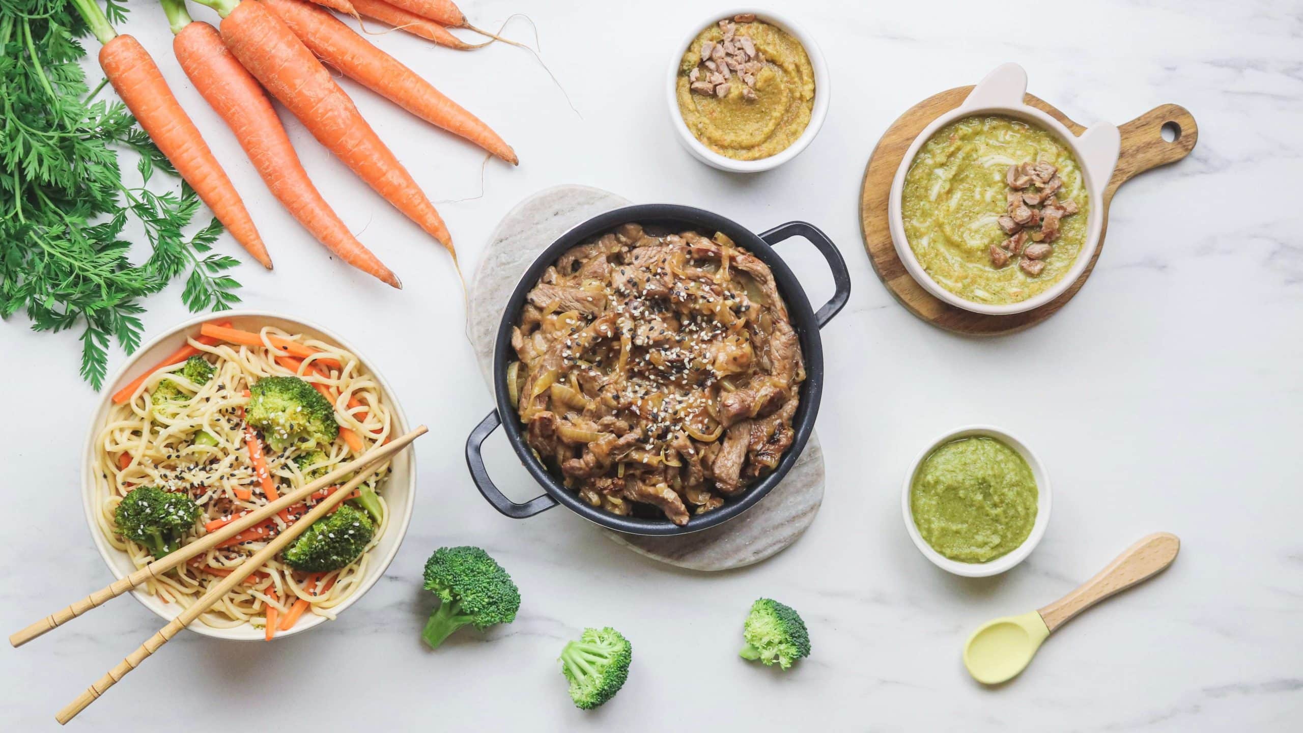 Boeuf Aux Oignons Et Nouilles Chinoises