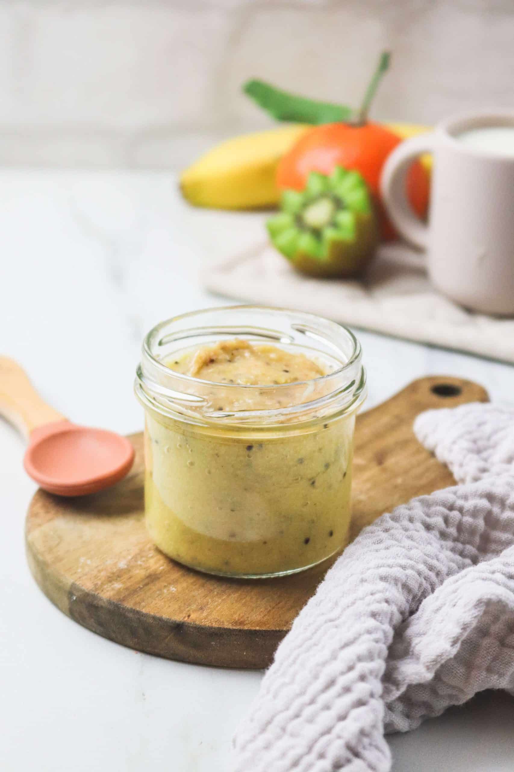 Compote pomme kiwi mangue Cuisinez pour bébé