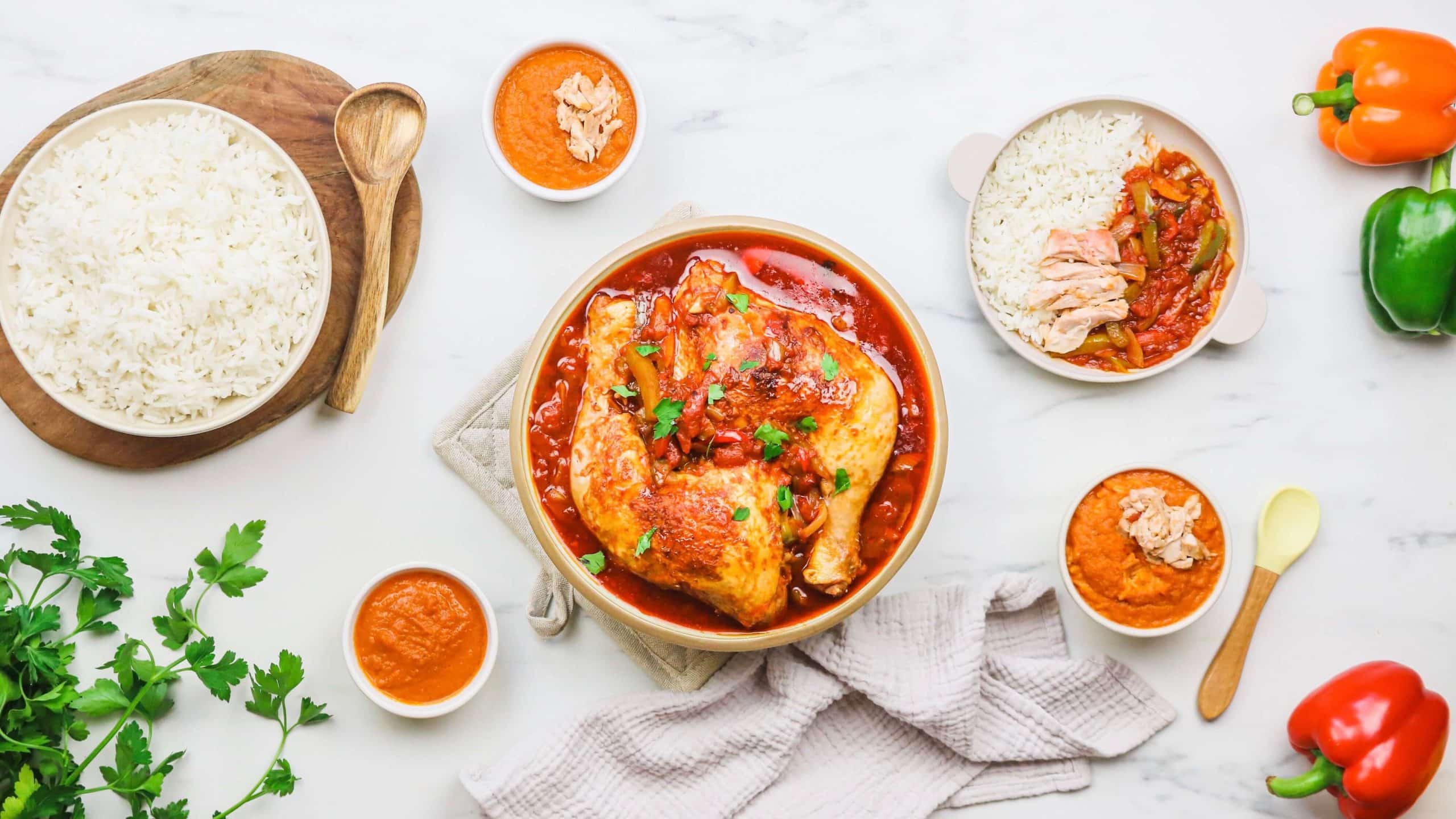 Poulet basquaise