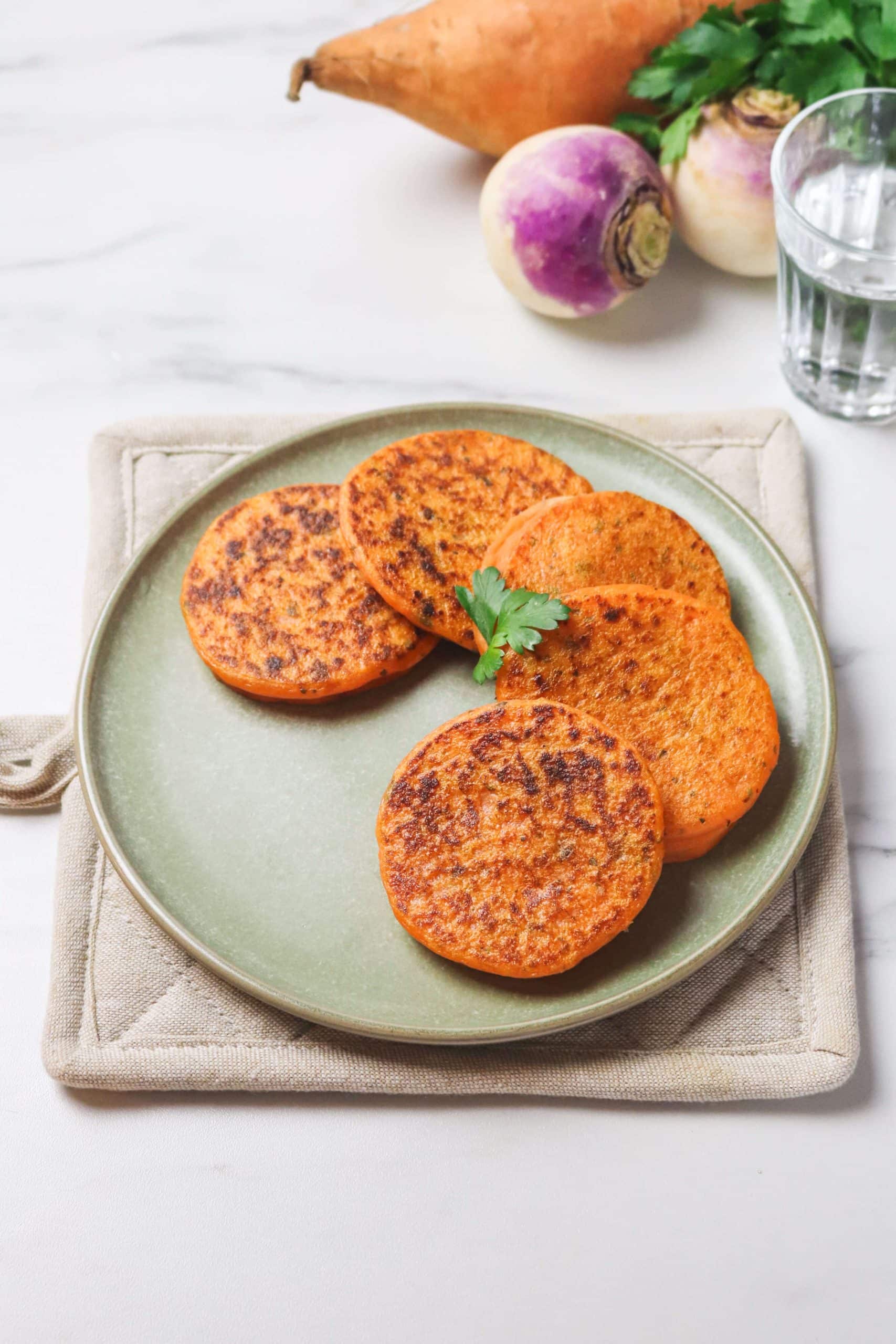 Bouchées de navet et patate douce