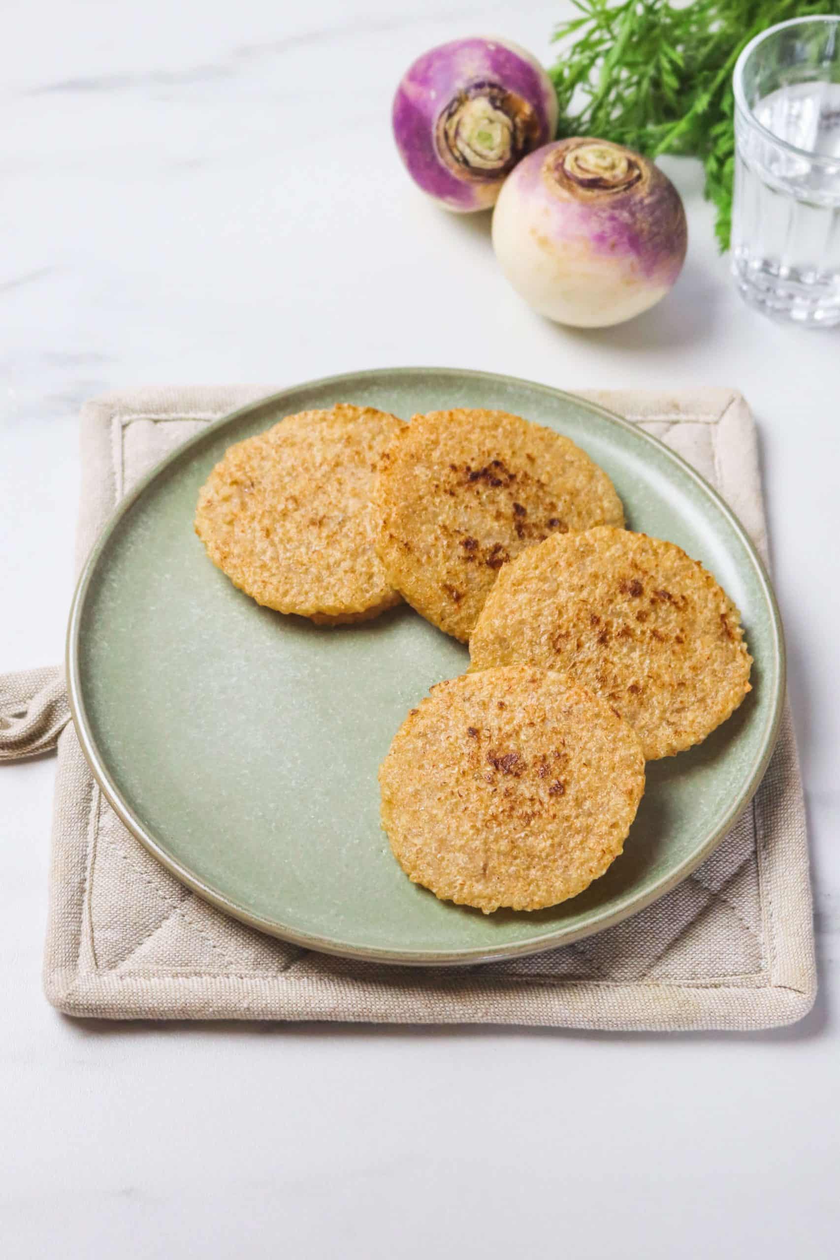 Galettes de navet au quinoa