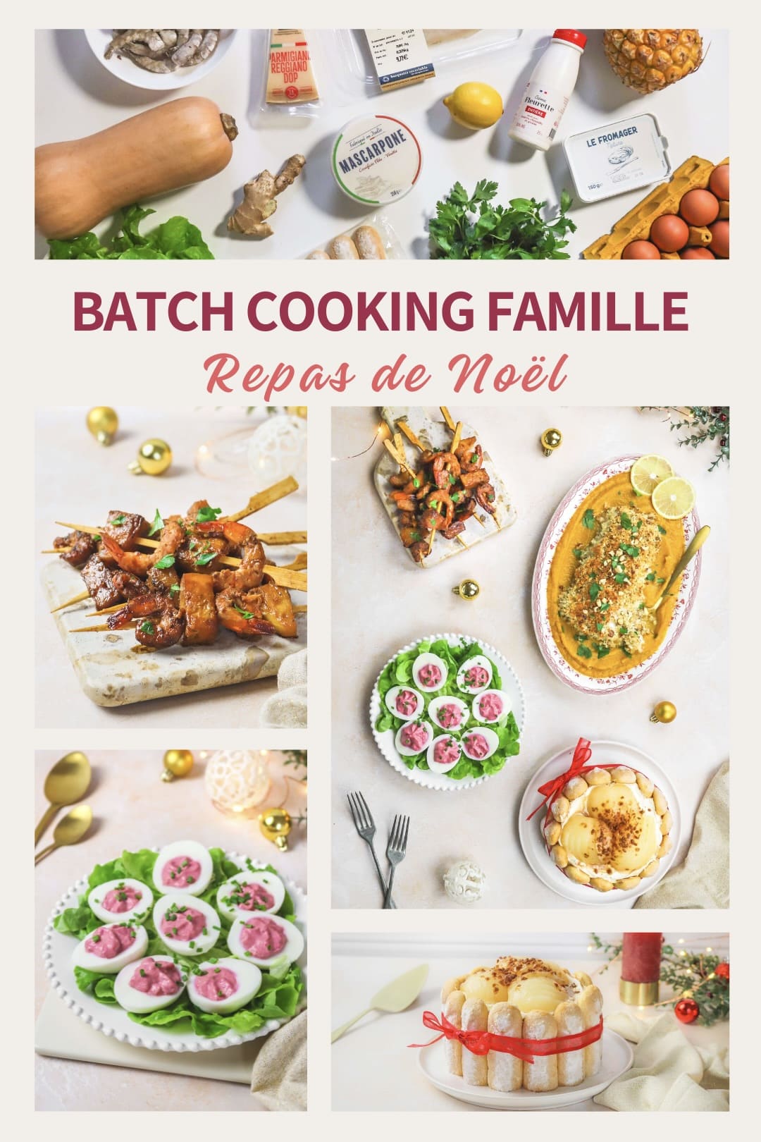 Batch cooking : repas de Noël en famille #2