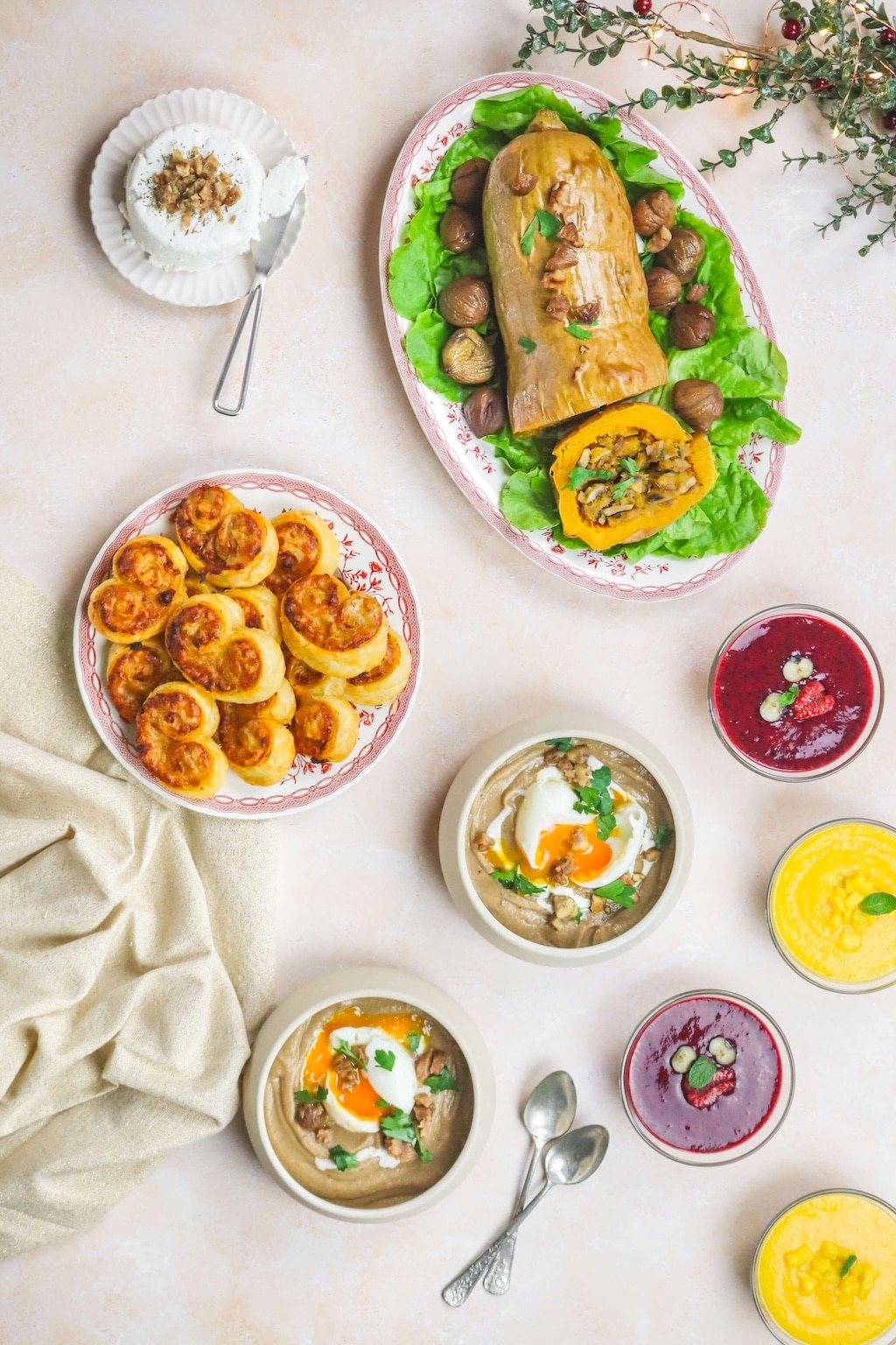 Batch cooking : repas de Noël végétarien en famille