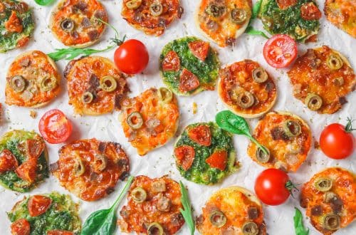 mini pizza aux légumes H