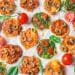 mini pizza aux légumes H