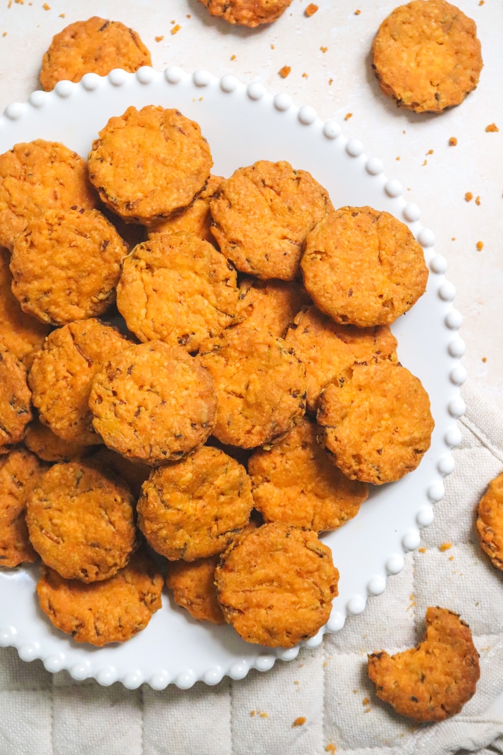 Biscuits apéro à la carotte
