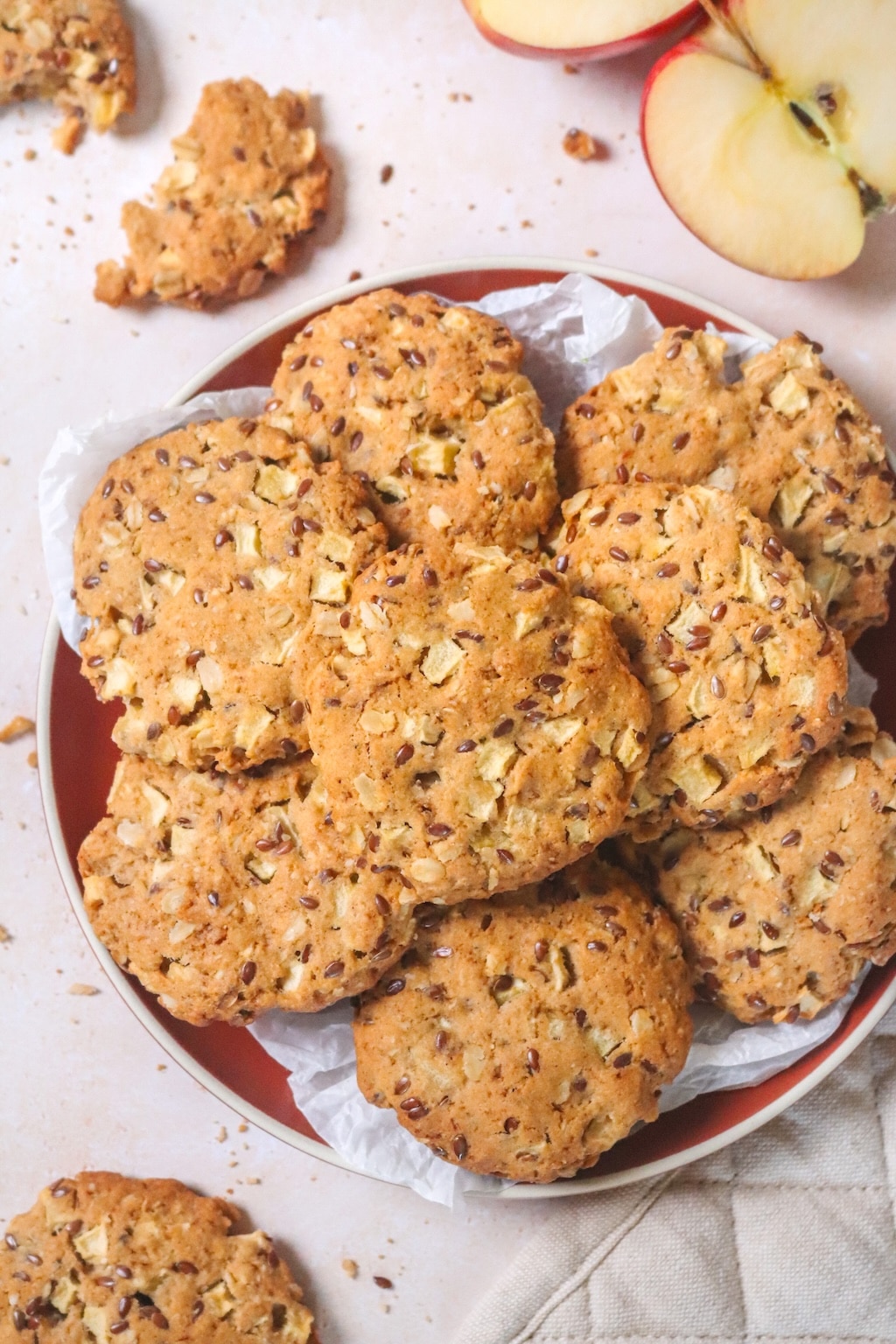 Biscuits croustillants à la pomme
