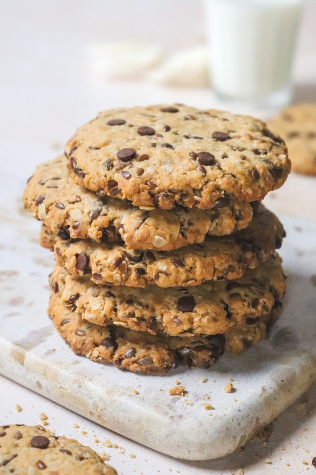 Biscuits croustillants choco-noisettes