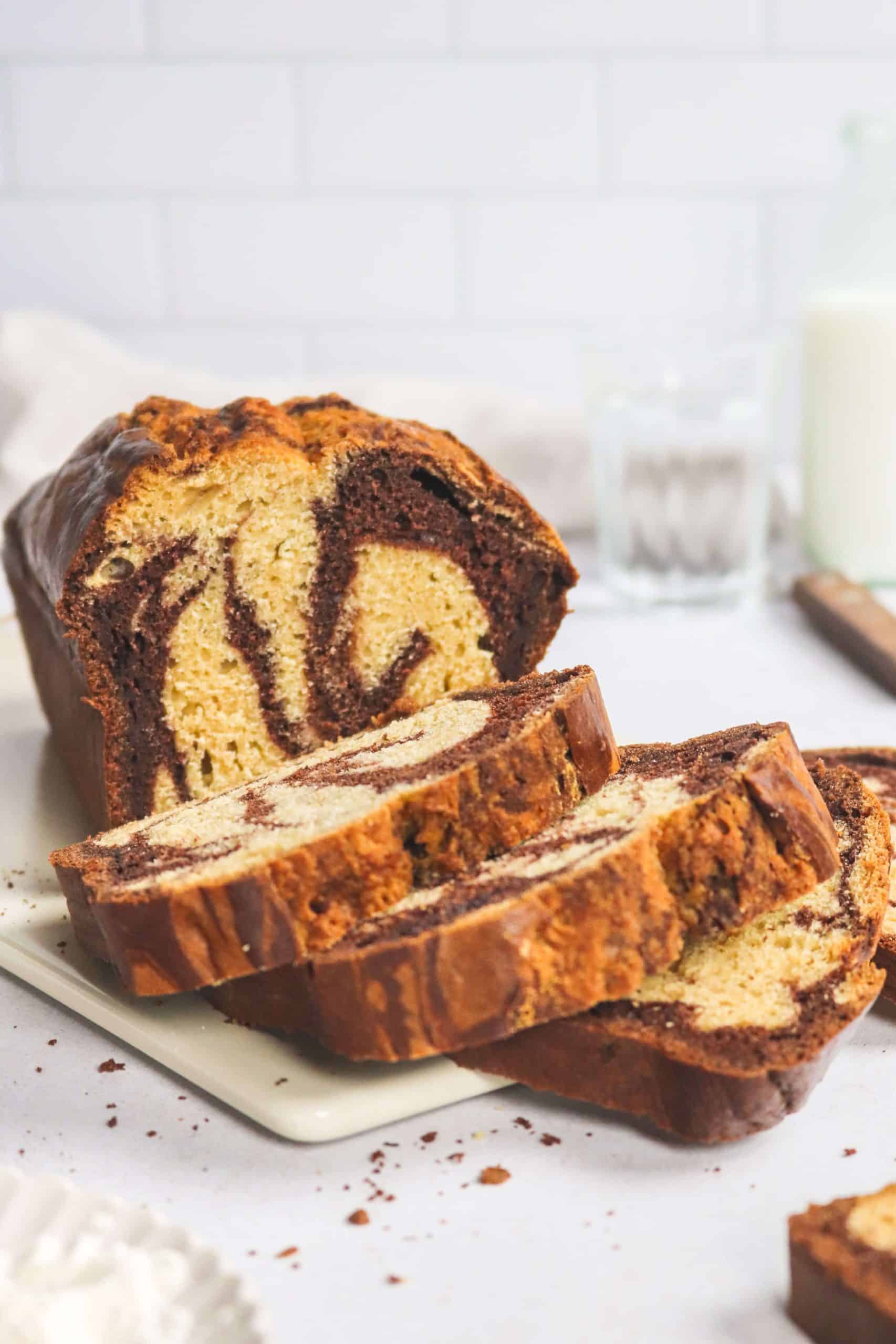Cake marbré allégé