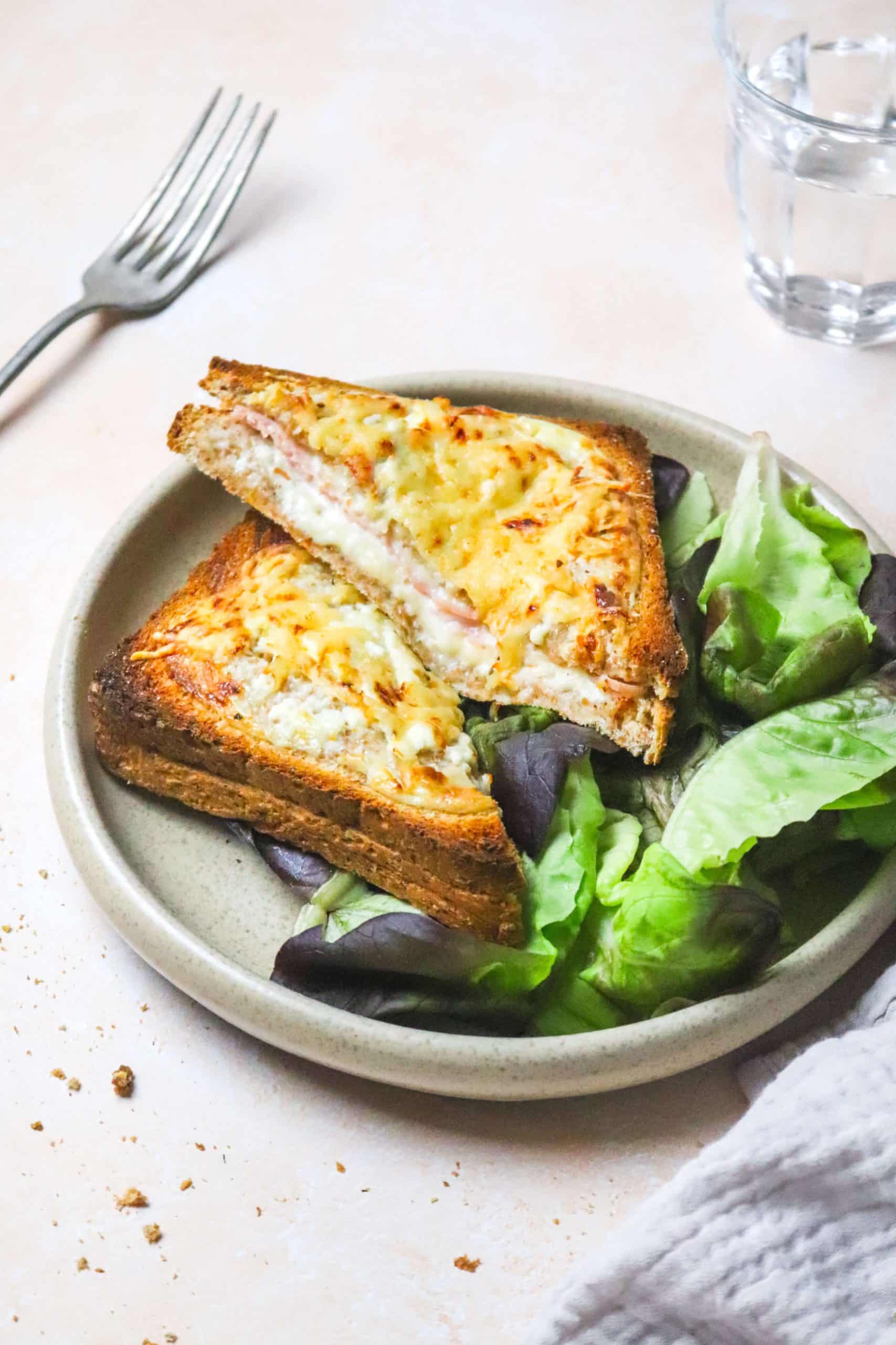 Croque-monsieur salade
