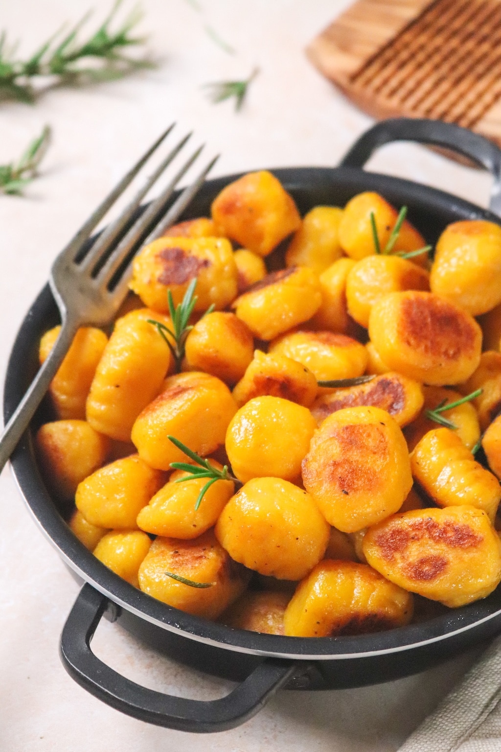 Gnocchi poêlés à la courge