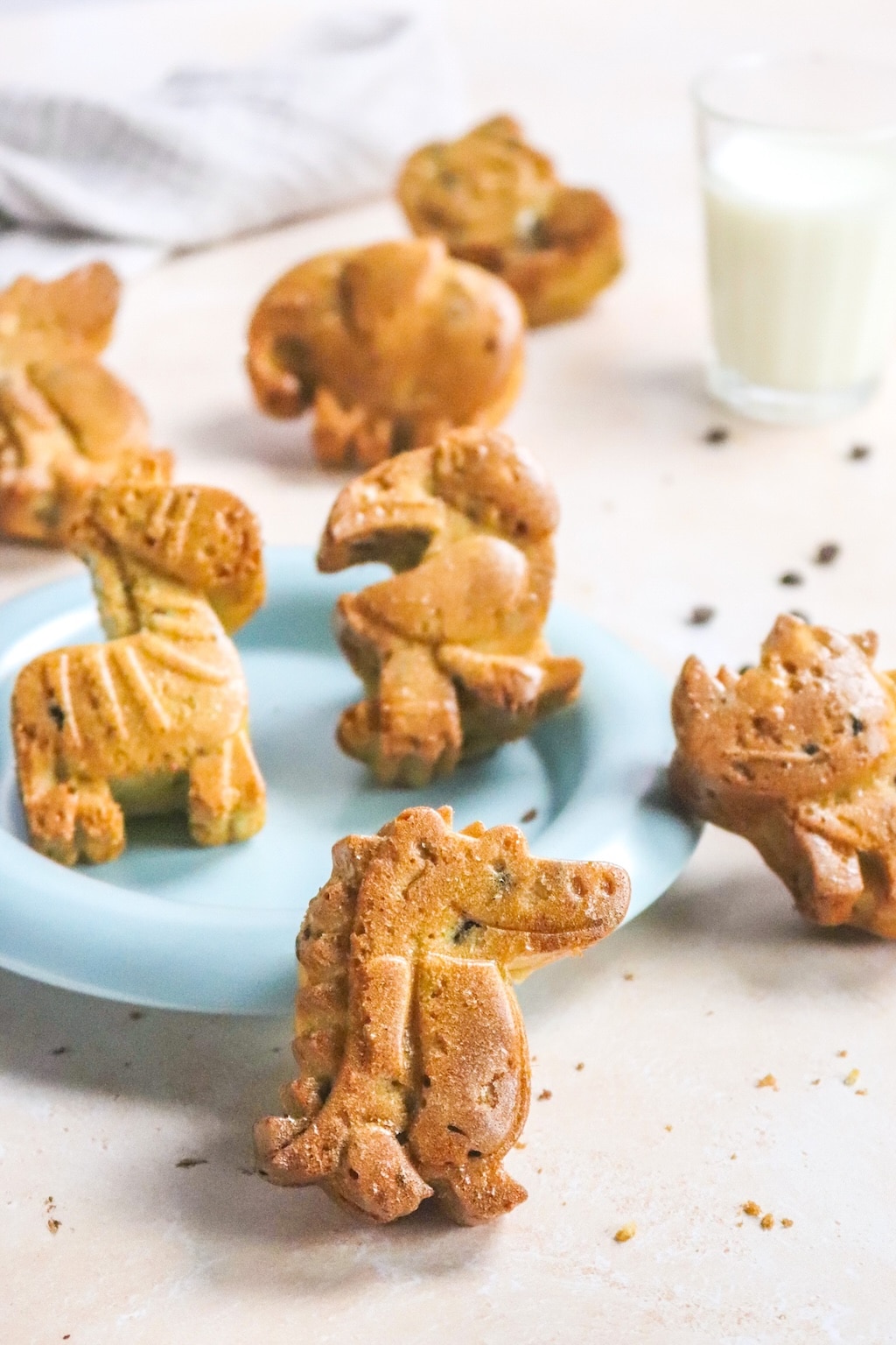 Muffins animaux aux pépites de chocolat