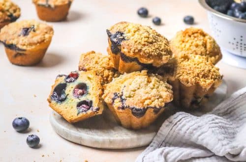 Muffins aux myrtilles H