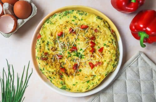 Omelette aux poivrons H