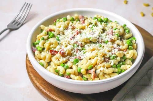 One pot pasta coquilettes et petits pois H