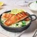 Saumon grillé et sa fondue de poireaux au parmesan H