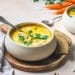 Velouté de carottes, patate douce et lentilles corail au lait de coco H